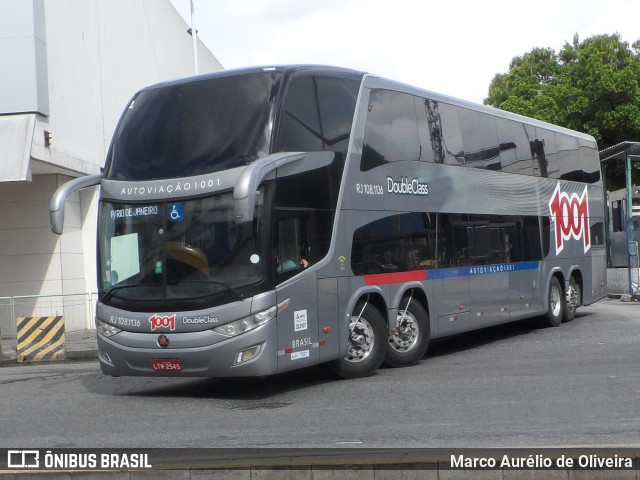 Auto Viação 1001 RJ 108.1136 na cidade de Rio de Janeiro, Rio de Janeiro, Brasil, por Marco Aurélio de Oliveira. Número da foto: #11181885.