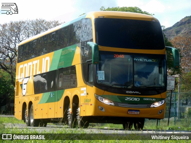 Empresa Gontijo de Transportes 25010 na cidade de Vitória, Espírito Santo, Brasil, por Whitiney Siqueira. ID da foto: 11183052.