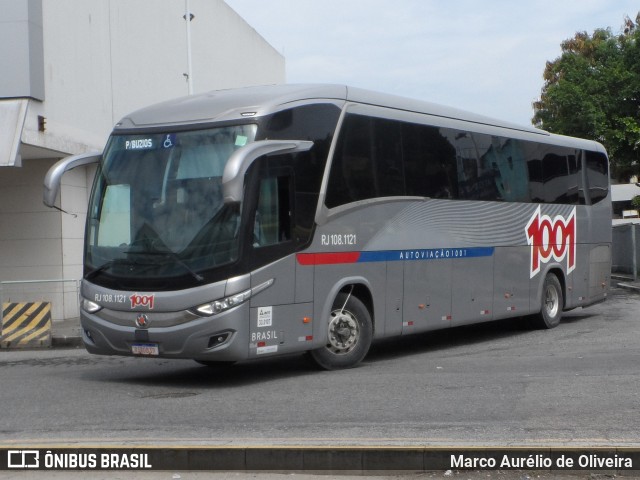 Auto Viação 1001 RJ 108.1121 na cidade de Rio de Janeiro, Rio de Janeiro, Brasil, por Marco Aurélio de Oliveira. Número da foto: #11182009.
