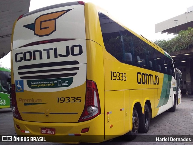 Empresa Gontijo de Transportes 19335 na cidade de Belo Horizonte, Minas Gerais, Brasil, por Hariel Bernades. Número da foto: #11183455.