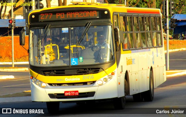 HP Transportes Coletivos 20456 na cidade de Goiânia, Goiás, Brasil, por Carlos Júnior. Número da foto: #11182675.