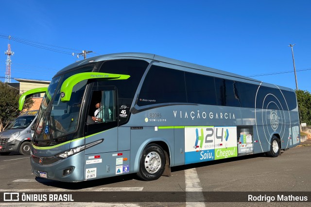 Viação Garcia 82095 na cidade de Telêmaco Borba, Paraná, Brasil, por Rodrigo Matheus. Número da foto: #11184588.