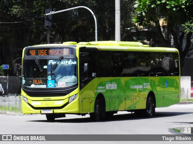 Viação Pendotiba 2.1.109 na cidade de Niterói, Rio de Janeiro, Brasil, por Tiago Ribeiro. Número da foto: #11184145.