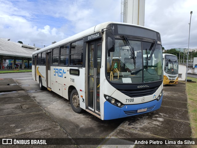 Transportes Metropolitanos Brisa 7108 na cidade de Salvador, Bahia, Brasil, por André Pietro  Lima da Silva. ID da foto: 11184536.