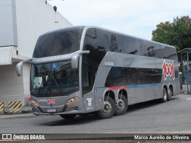 Auto Viação 1001 RJ 108.1208 na cidade de Rio de Janeiro, Rio de Janeiro, Brasil, por Marco Aurélio de Oliveira. Número da foto: #11181925.