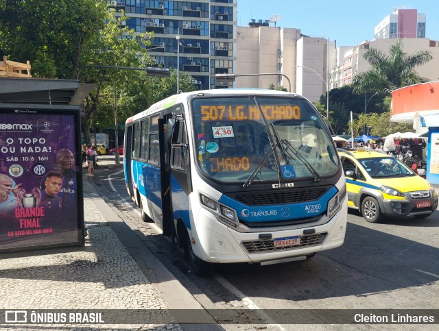 Transurb A72060 na cidade de Rio de Janeiro, Rio de Janeiro, Brasil, por Cleiton Linhares. Número da foto: #11182028.