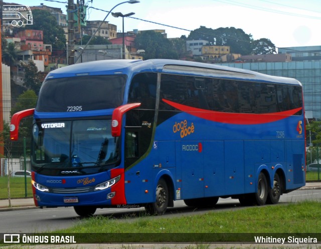 Viação Riodoce 72395 na cidade de Vitória, Espírito Santo, Brasil, por Whitiney Siqueira. ID da foto: 11183057.