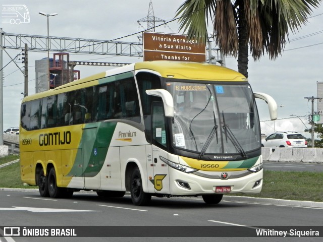 Empresa Gontijo de Transportes 19560 na cidade de Vitória, Espírito Santo, Brasil, por Whitiney Siqueira. ID da foto: 11183043.