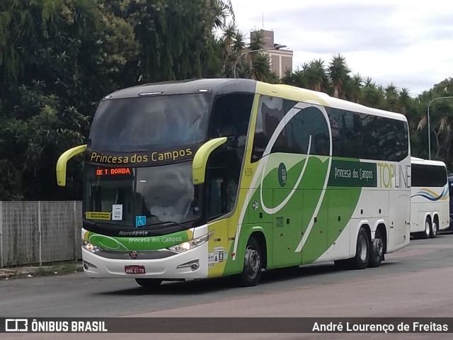 Expresso Princesa dos Campos 6339 na cidade de Curitiba, Paraná, Brasil, por André Lourenço de Freitas. ID da foto: 11184265.