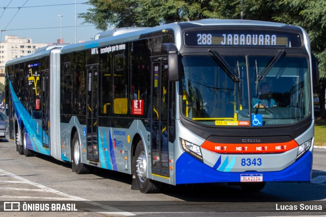 Next Mobilidade - ABC Sistema de Transporte 8343 na cidade de São Bernardo do Campo, São Paulo, Brasil, por Lucas Sousa. Número da foto: #11244072.