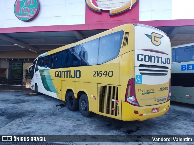 Empresa Gontijo de Transportes 21640 na cidade de São Sebastião da Bela Vista, Minas Gerais, Brasil, por Vanderci Valentim. ID da foto: 11243793.