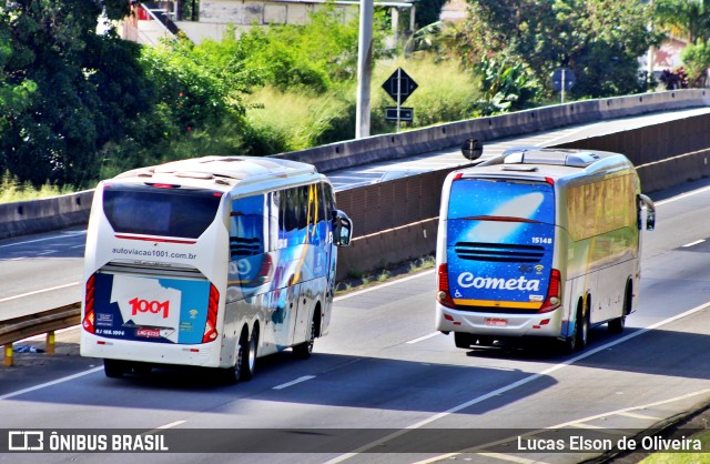 Viação Cometa 15148 na cidade de Aparecida, São Paulo, Brasil, por Lucas Elson de Oliveira. ID da foto: 11244876.