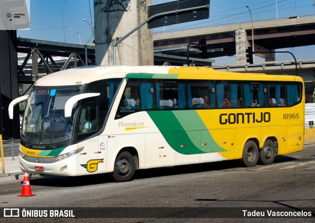 Empresa Gontijo de Transportes 18965 na cidade de Rio de Janeiro, Rio de Janeiro, Brasil, por Tadeu Vasconcelos. Número da foto: #11245336.