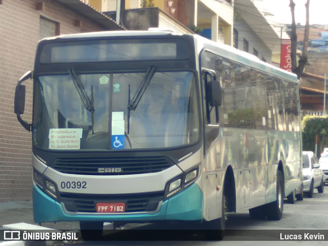 Auto Viação Urubupungá 00392 na cidade de Osasco, São Paulo, Brasil, por Lucas Kevin. ID da foto: 11244791.