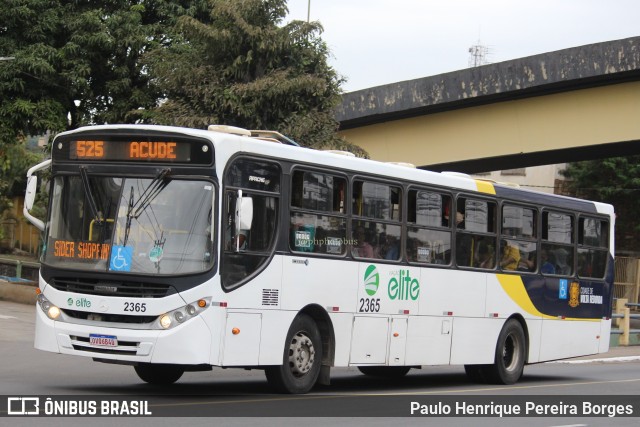 Viação Elite 2365 na cidade de Volta Redonda, Rio de Janeiro, Brasil, por Paulo Henrique Pereira Borges. Número da foto: #11244356.