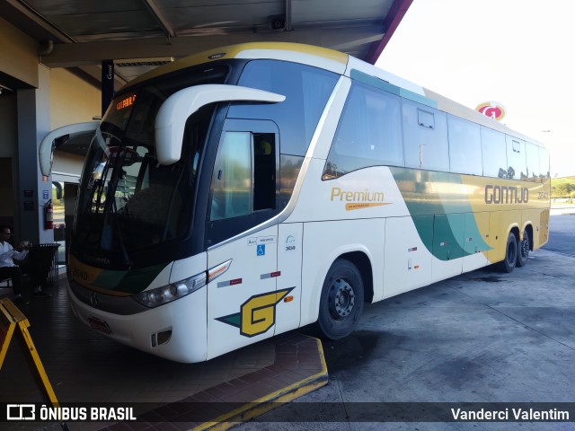 Empresa Gontijo de Transportes 21640 na cidade de São Sebastião da Bela Vista, Minas Gerais, Brasil, por Vanderci Valentim. Número da foto: #11243772.