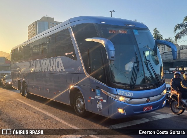 Viação Águia Branca 27420 na cidade de Cariacica, Espírito Santo, Brasil, por Everton Costa Goltara. Número da foto: #11244319.