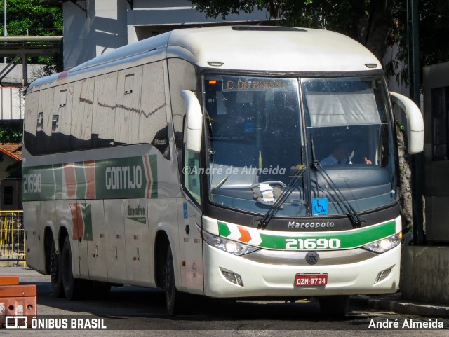 Empresa Gontijo de Transportes 21690 na cidade de Rio de Janeiro, Rio de Janeiro, Brasil, por André Almeida. Número da foto: #11243107.