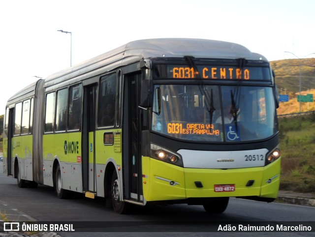 Viação Progresso 20512 na cidade de Belo Horizonte, Minas Gerais, Brasil, por Adão Raimundo Marcelino. ID da foto: 11244771.