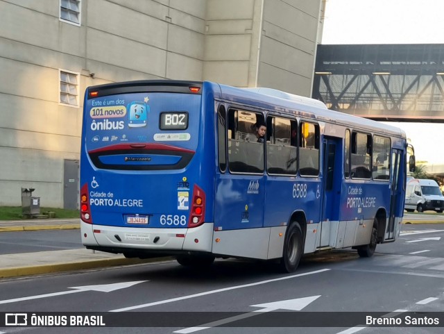Nortran Transportes Coletivos 6588 na cidade de Porto Alegre, Rio Grande do Sul, Brasil, por Brenno Santos. Número da foto: #11245231.