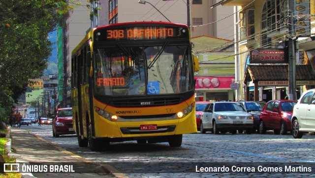 FAOL - Friburgo Auto Ônibus 106 na cidade de Nova Friburgo, Rio de Janeiro, Brasil, por Leonardo Correa Gomes Martins. Número da foto: #11243574.