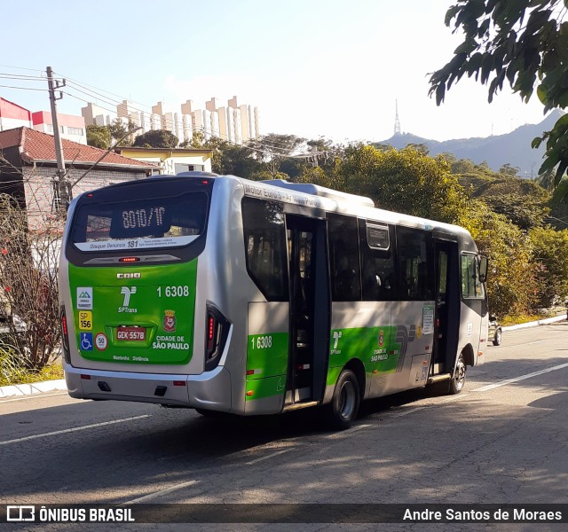 Transcooper > Norte Buss 1 6308 na cidade de São Paulo, São Paulo, Brasil, por Andre Santos de Moraes. Número da foto: #11244040.