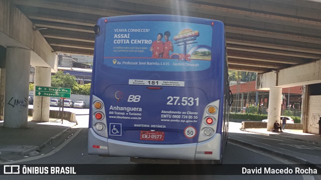 BB Transportes e Turismo 27.531 na cidade de Cotia, São Paulo, Brasil, por David Macedo Rocha. Número da foto: #11244517.