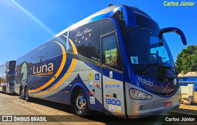 Luna Transporte e Turismo 1300 na cidade de Trindade, Goiás, Brasil, por Carlos Júnior. Número da foto: #11268943.