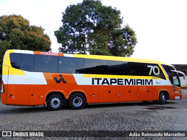 Viação Nova Itapemirim 70000 na cidade de Belo Horizonte, Minas Gerais, Brasil, por Adão Raimundo Marcelino. Número da foto: #11268820.
