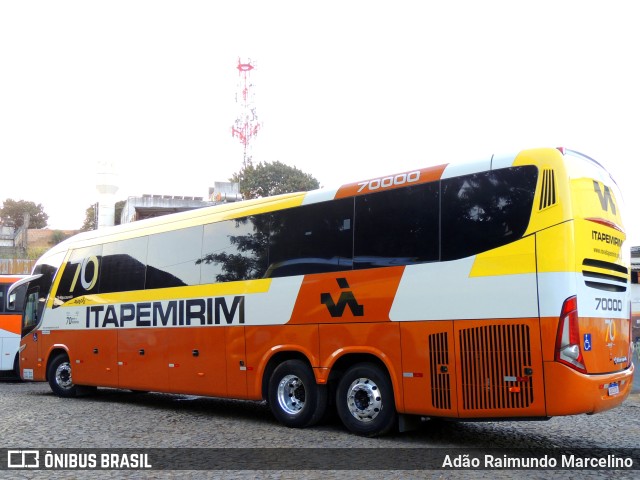 Viação Nova Itapemirim 70000 na cidade de Belo Horizonte, Minas Gerais, Brasil, por Adão Raimundo Marcelino. Número da foto: #11268804.