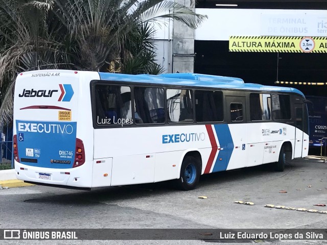 Auto Viação Jabour D86746 na cidade de Rio de Janeiro, Rio de Janeiro, Brasil, por Luiz Eduardo Lopes da Silva. ID da foto: 11267550.