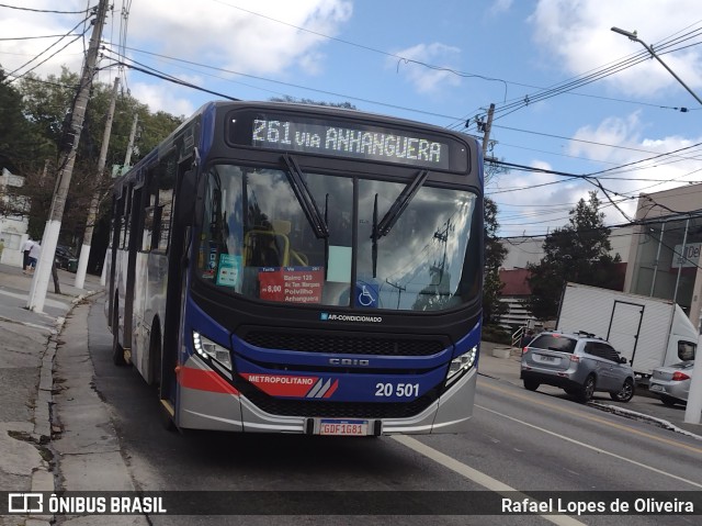 Auto Viação Urubupungá 20.501 na cidade de São Paulo, São Paulo, Brasil, por Rafael Lopes de Oliveira. Número da foto: #11266704.