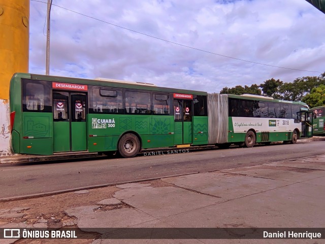 Expresso Caribus Transportes 3018 na cidade de Cuiabá, Mato Grosso, Brasil, por Daniel Henrique. ID da foto: 11266435.