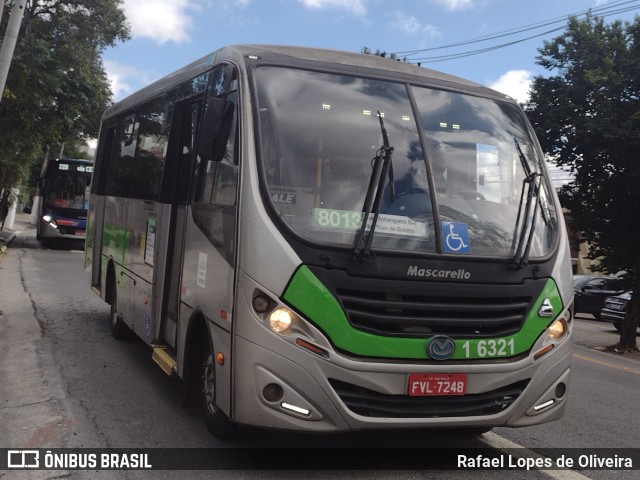 Transcooper > Norte Buss 1 6321 na cidade de São Paulo, São Paulo, Brasil, por Rafael Lopes de Oliveira. Número da foto: #11268547.