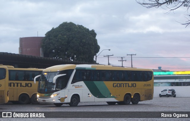 Empresa Gontijo de Transportes 21385 na cidade de Vitória da Conquista, Bahia, Brasil, por Rava Ogawa. ID da foto: 11266996.