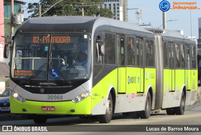 Bettania Ônibus 30568 na cidade de Belo Horizonte, Minas Gerais, Brasil, por Lucas de Barros Moura. ID da foto: 11267263.