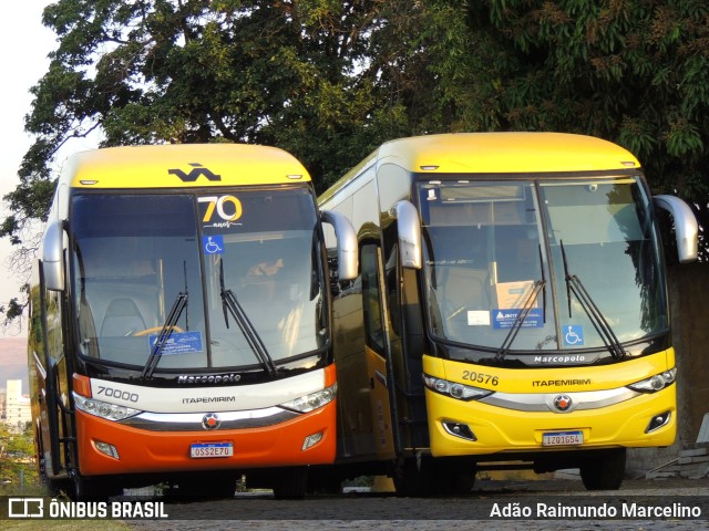 Viação Nova Itapemirim 20576 na cidade de Belo Horizonte, Minas Gerais, Brasil, por Adão Raimundo Marcelino. Número da foto: #11268947.
