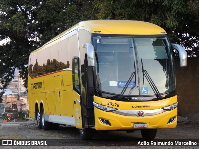 Viação Nova Itapemirim 20576 na cidade de Belo Horizonte, Minas Gerais, Brasil, por Adão Raimundo Marcelino. Número da foto: #11268969.
