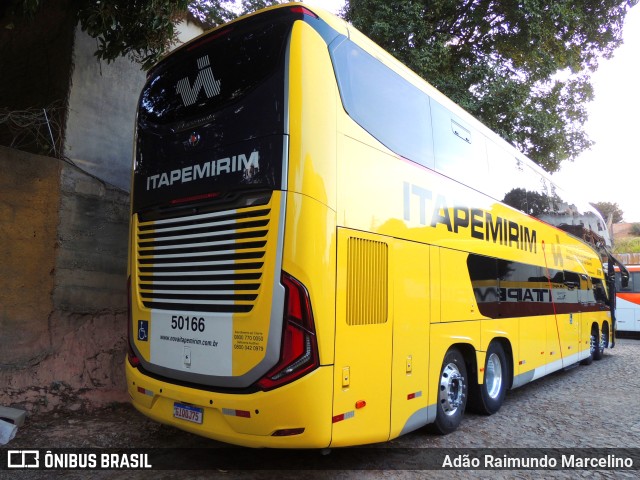 Viação Nova Itapemirim 50166 na cidade de Belo Horizonte, Minas Gerais, Brasil, por Adão Raimundo Marcelino. ID da foto: 11268942.