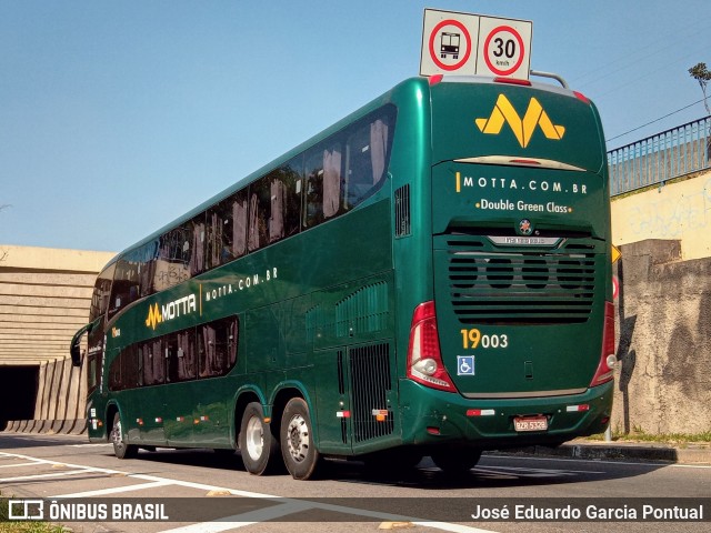 Viação Motta 19003 na cidade de Campinas, São Paulo, Brasil, por José Eduardo Garcia Pontual. Número da foto: #11267062.