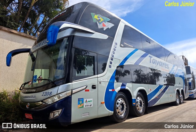 Tavares Turismo 2208 na cidade de Trindade, Goiás, Brasil, por Carlos Júnior. Número da foto: #11268933.