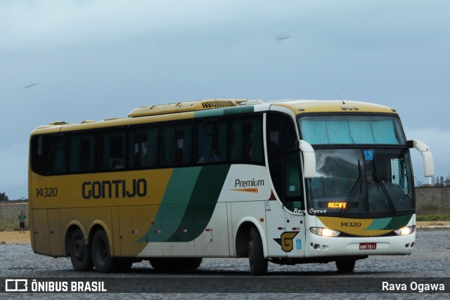 Empresa Gontijo de Transportes 14320 na cidade de Vitória da Conquista, Bahia, Brasil, por Rava Ogawa. ID da foto: 11266992.