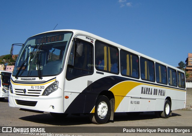 Viação Barra do Piraí Turismo RJ 113.003 na cidade de Barra do Piraí, Rio de Janeiro, Brasil, por Paulo Henrique Pereira Borges. Número da foto: #11267808.