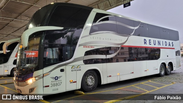 Reunidas Transportes Coletivos 38807 na cidade de Balneário Camboriú, Santa Catarina, Brasil, por Fábio Paixão. Número da foto: #11267450.
