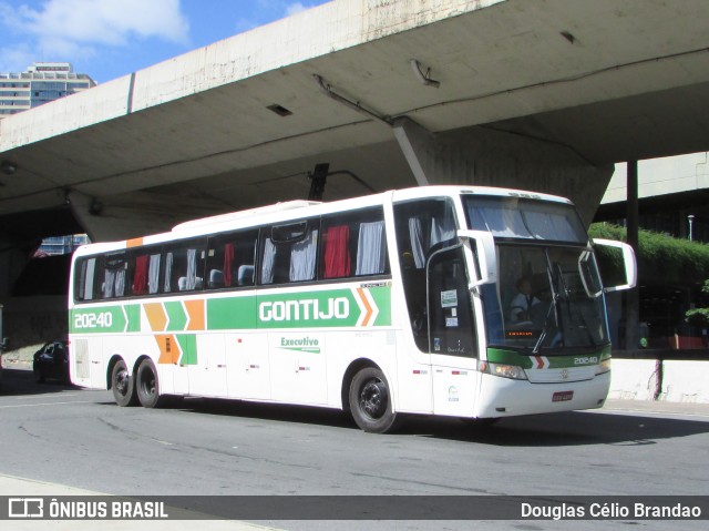 Empresa Gontijo de Transportes 20240 na cidade de Belo Horizonte, Minas Gerais, Brasil, por Douglas Célio Brandao. ID da foto: 11268274.