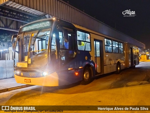 VB Transportes e Turismo 1558 na cidade de Campinas, São Paulo, Brasil, por Henrique Alves de Paula Silva. ID da foto: 11270498.