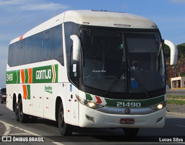 Empresa Gontijo de Transportes 21490 na cidade de Jaboatão dos Guararapes, Pernambuco, Brasil, por Lucas Silva. ID da foto: 11269544.