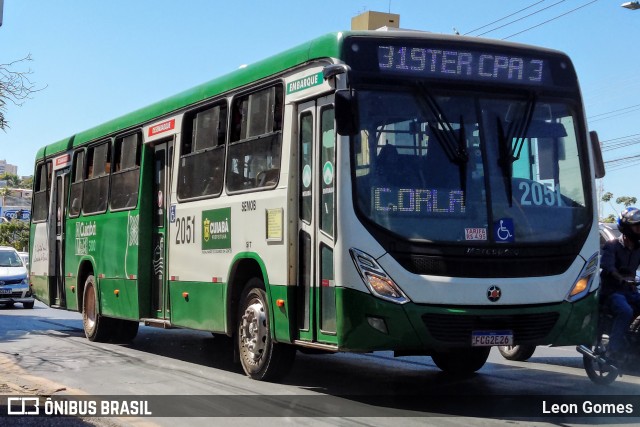 Rápido Cuiabá Transporte Urbano 2051 na cidade de Cuiabá, Mato Grosso, Brasil, por Leon Gomes. ID da foto: 11269810.