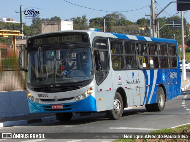 Viação Cidade de Caieiras 00500 na cidade de Franco da Rocha, São Paulo, Brasil, por Henrique Alves de Paula Silva. ID da foto: 11269066.