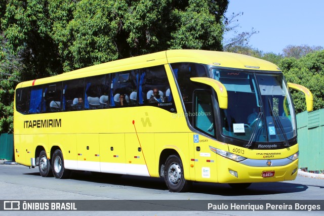 Viação Itapemirim 60013 na cidade de São Paulo, São Paulo, Brasil, por Paulo Henrique Pereira Borges. Número da foto: #11269240.